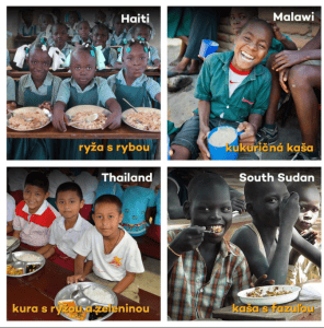 jedlo v chudobných krajinách