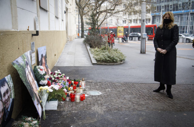 Čaputová si uctila pamiatku Kuciaka a jeho snúbenice, dúfa v odsúdenie objednávateľov vraždy