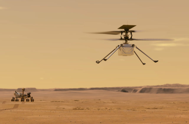 NASA sa pokúsi na Marse vzlietnuť s helikoptérou Ingenuity, prvé štarty sú naplánované už na apríl