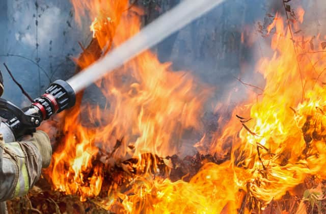 Požiar na Železnej studničke si vyžiadal zásah takmer 60 hasičov, prácu im komplikuje silný vietor
