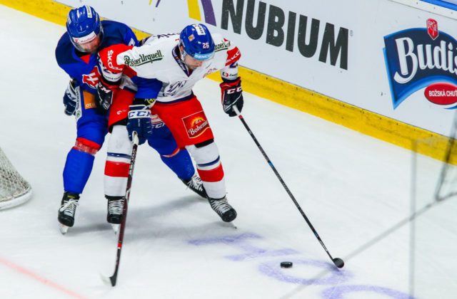 Slovenskí hokejisti tesne nestačili na Česko, góly padli až v závere zápasu