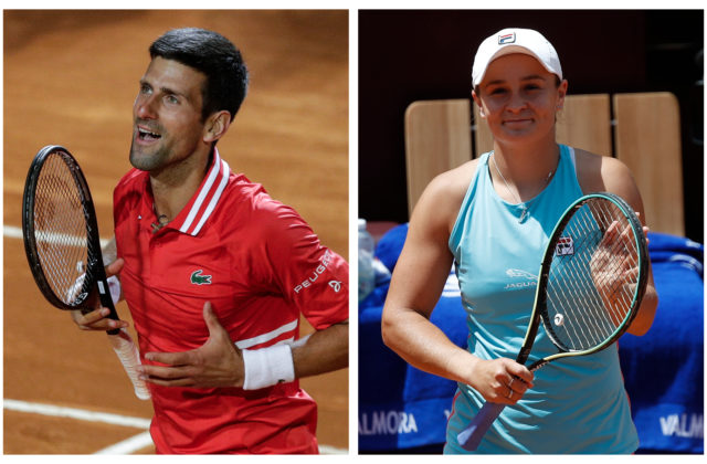 Tenistom a tenistkám v rebríčkoch ATP a WTA naďalej kraľujú Novak Djokovič a Ashleigh Bartyová