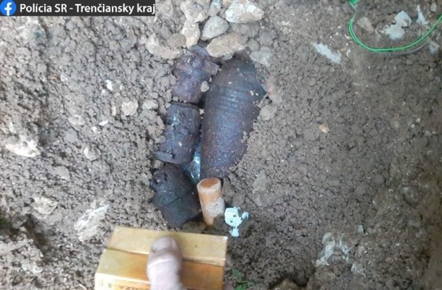 Muž našiel v lese mínu z druhej svetovej vojny, pyrotechnik objavil aj tri granáty (foto)