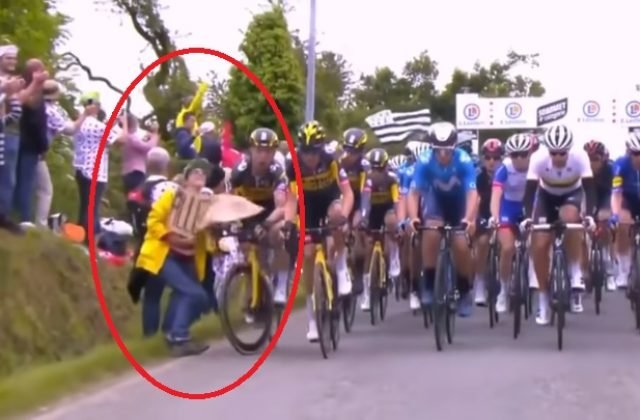 Polícia zatkla ženu, ktorá spôsobila hromadný pád cyklistov na Tour de France 2021