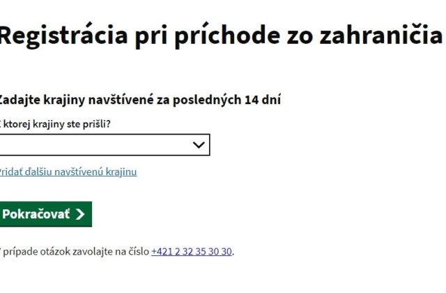 Ak sa pri príchode na Slovensko nezaregistrujete do systému eHranica, hrozí vám mastná pokuta