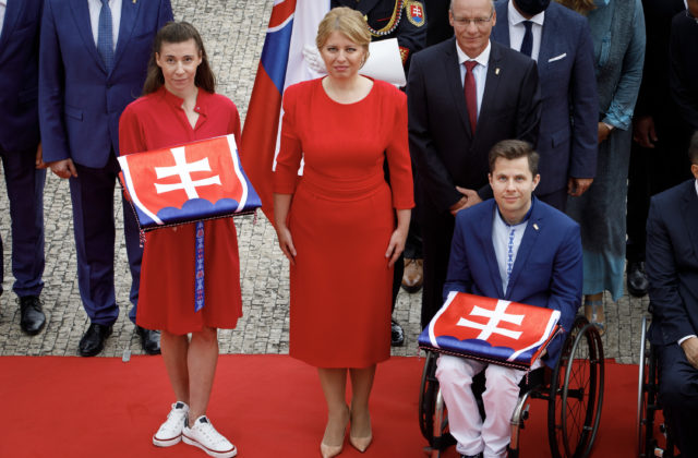 Mokošová a Malenovský zložili olympijský sľub do rúk prezidentky, Čaputová zaželala slovenským športovcom veľa úspechov (foto)