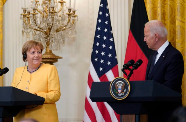 USA a Nemecko sa spolu postavia ruskej agresii, Biden s Merkelovou zaujali jednotný postoj aj voči Číne