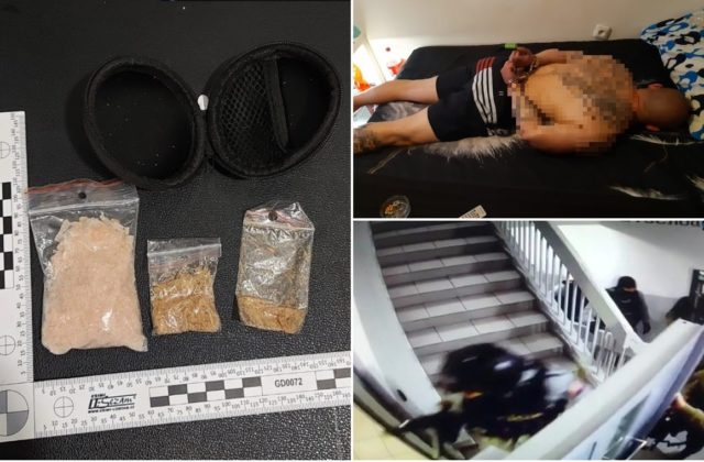 Polícia zasahovala v bratislavskom Pentagone, chytila piatich dílerov drog (foto)
