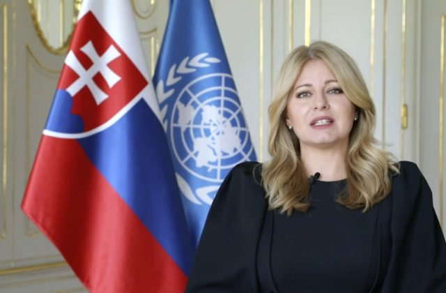 Prezidentka Čaputová vystúpi s príhovorom na Valnom zhromaždení OSN
