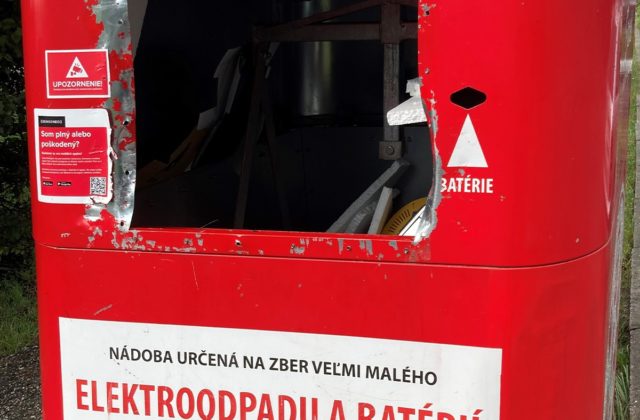 Petržalčania prišli o možnosť jednoducho sa zbaviť elektroodpadu, kontajnery poškodzovali vandali