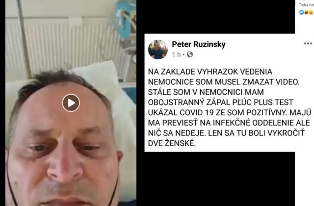 COVID oddelenie na bratislavských Kramároch nie je prázdne, reaguje polícia na ďalší hoax