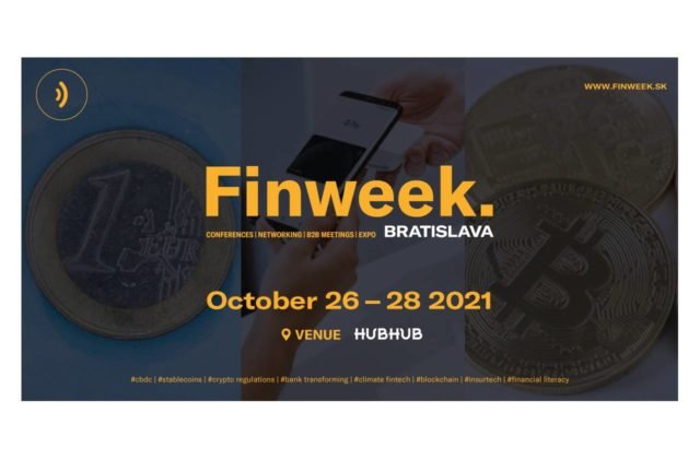 Bratislava bude hostiť Finweek. Trojdňový finančný festival začína 26. októbra v HubHub Twin city