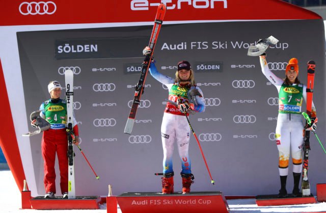 Vlhová je po 1. kole obrovského slalomu v Söldene šiesta, chvíľu nič nevidela a išla naslepo (video)