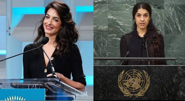 Amal Clooney a Nadia Muradová sa spojili v boji proti nespravodlivosti