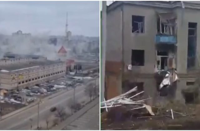 Rusko ostreľovalo Charkov raketami Grad, zabilo desiatky civilistov a ďalšie stovky sú zranené (video)