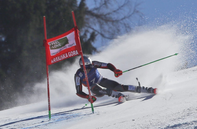 Kristoffersen ovládol obrovský slalom v Kranjskej Gore, bratia Žampovci sa v druhom kole už nepredstavili