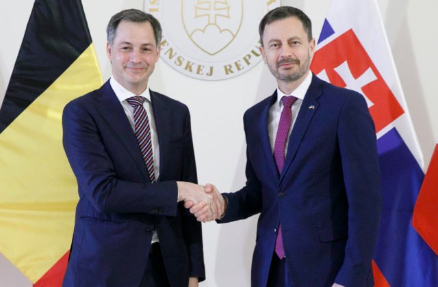 Heger sa stretol s premiérom De Croom, Belgicko je pre Slovensko vzorom vo vykonávaní reforiem