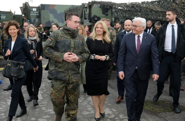 Prezidentka Čaputová vyzdvihla dobré vzťahy s Nemeckom, tiež sa poďakovala Steinmeierovi za posilnenie obrany Slovenska