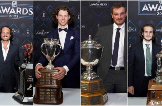 V NHL sa odovzdávali prestížne ceny, Matthews s dvomi trofejami je najužitočnejším hráčom a Makar obrancom (foto)