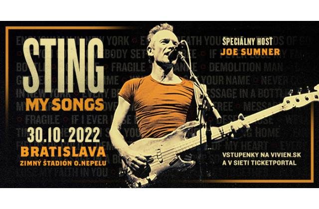 Sting: My songs, kritikmi oceňované svetové turné pridáva ďalšie koncerty vrátane Bratislavy
