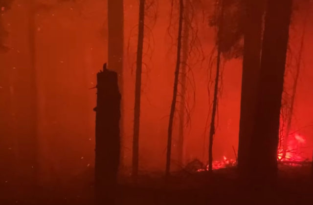 Požiar v Českom Švýcarsku stále nie je pod kontrolou. Situácia sa komplikuje a evakuovali ďalšiu dedinu (foto+video)