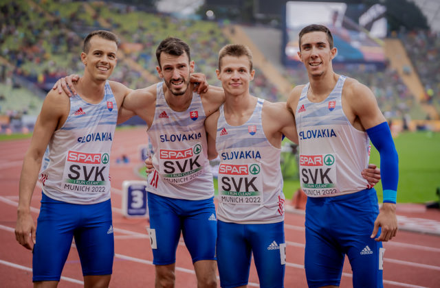 Slováci v štafete na 400 metrov nepostúpili do finále ME, najrýchlejšie však bežal Dömötör (video)