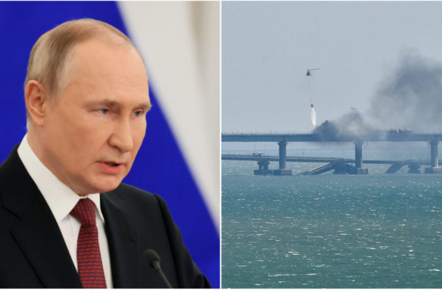 Putin nariadil sprísnenie bezpečnosti na Krymskom moste po explózii, pre Rusov to bola tvrdá rana