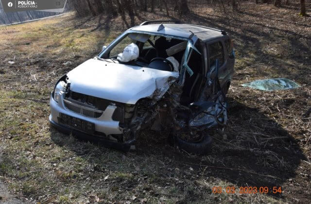 Vodič osobného auta prešiel do protismeru a neprežil zrážku s kamiónom (foto)