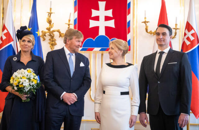 Prezidentka Čaputová prijala holandského kráľa Viliama-Alexandra s manželkou, čaká ich nabitý program (video+foto)