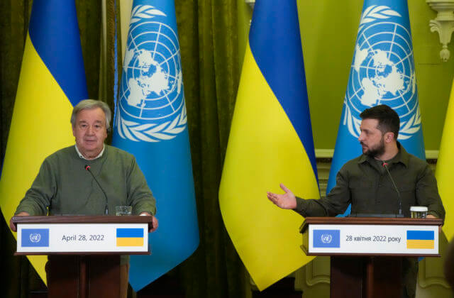 Guterres sa tretíkrát stretne so Zelenským, v Kyjeve budú riešiť pokračovanie čiernomorskej obilnej iniciatívy