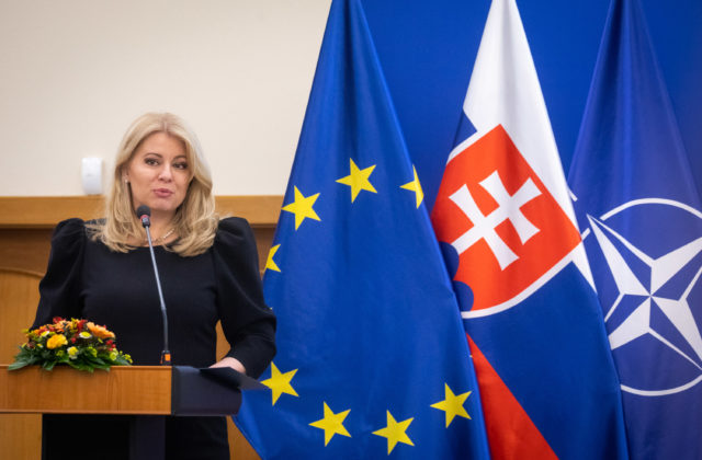Čaputová: Na Slovensku rastie riziko straty spoločenskej podpory pre našu zahraničnú politiku (foto)