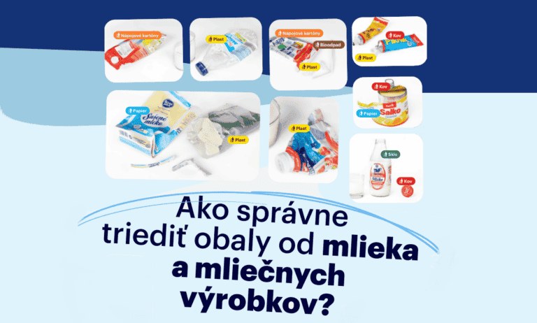 Ako správne triediť obaly od mlieka?