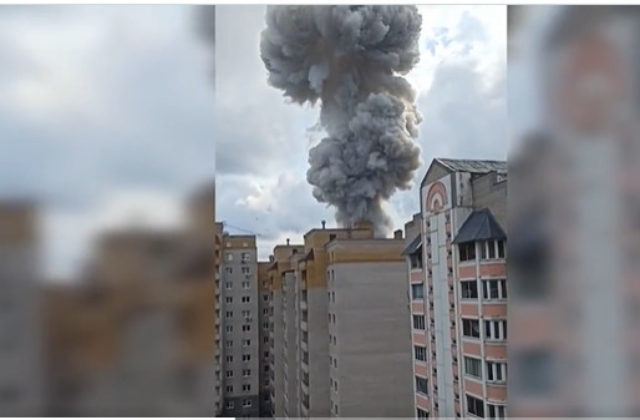 Moskovskou oblasťou otriasol výbuch, ľudí museli evakuovať (video+foto)