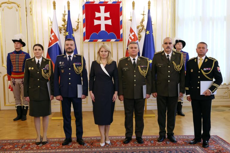 Historický medzník: Prezidentka Zuzana Čaputová vymenovala prvú brigádnu generálku Ozbrojených síl