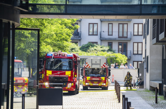 V dánskej Kodani opäť horelo, budovu ministerstva pre dane postihol požiar