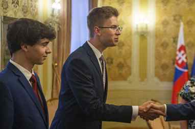 Dominik Šuraš, predseda Študentskej rady strených škôlZdroj: TASR