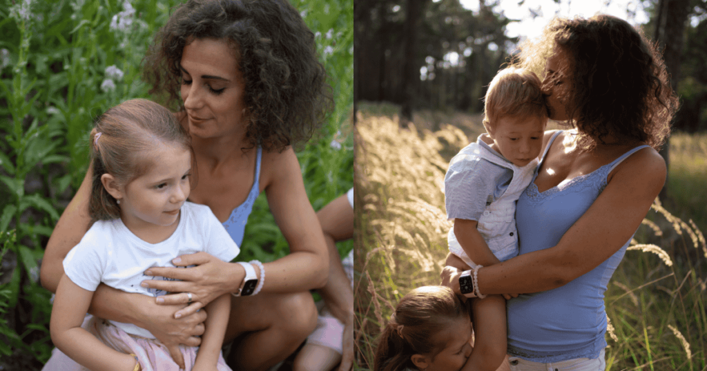 Lenka Siklienková s deťmi