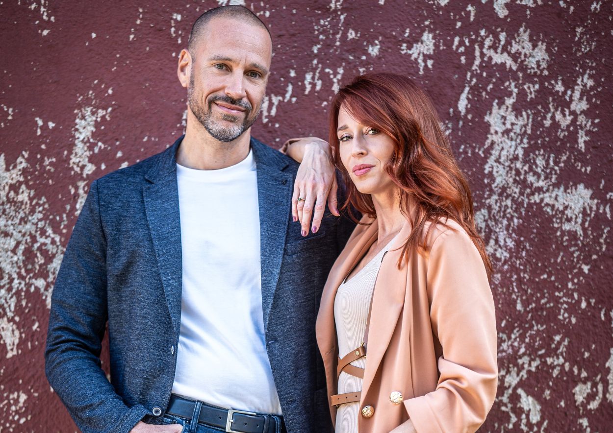 Nidal Saleh so svojou manželkou Nidal Saleh so svojou manželkou