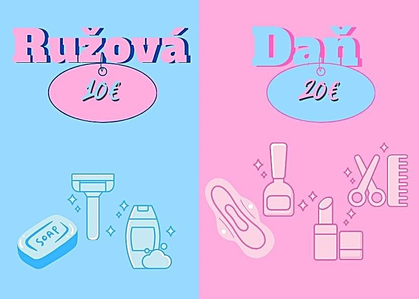 snímka znázorňuje ružovú daň