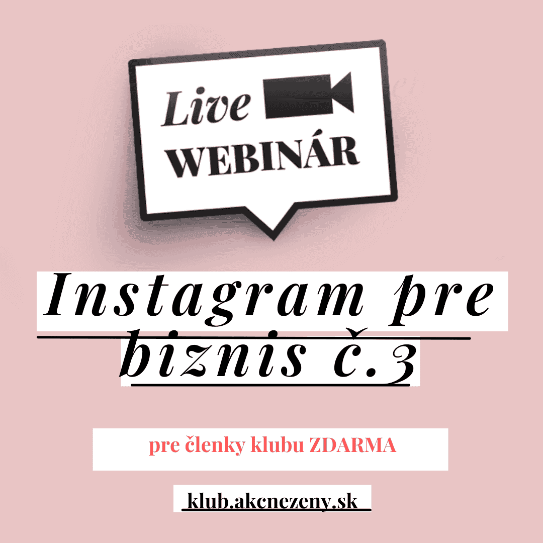 Instagram pre (handmade) biznis č.3