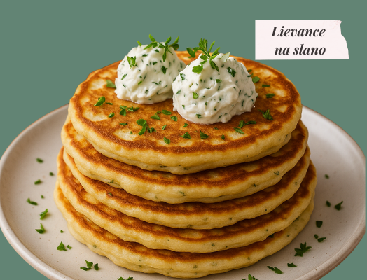 slané lievance, zdroj: vygenerované AI