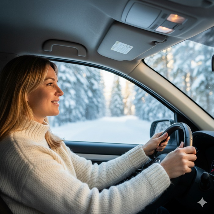 Auto v zime