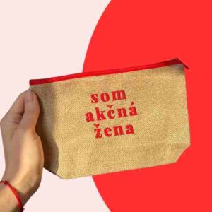 kozmetická taška som akčná žena