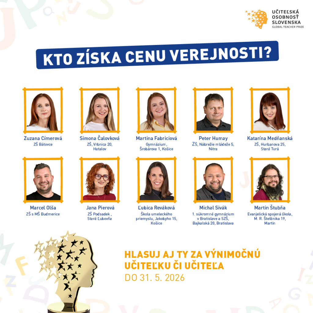 Učiteľská osobnosť roka, finalisti